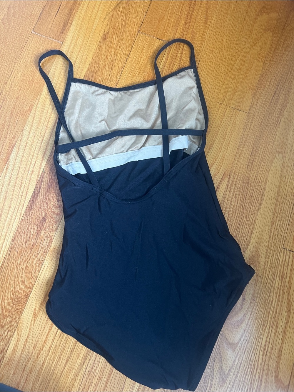 Yumiko S Heather Black Leotard